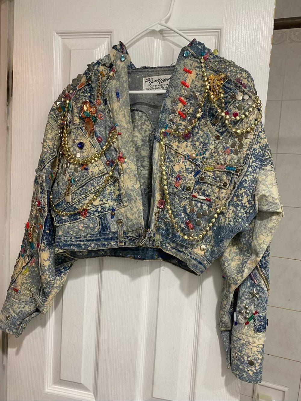 Vintage jeweled Tony Alamo  Jacket - Blue